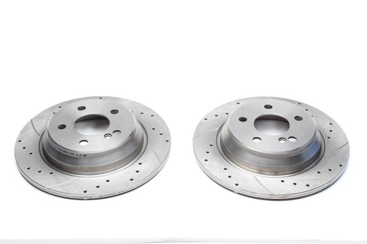 Sportbromsskivor Bak till Mercedes S-Klass W220