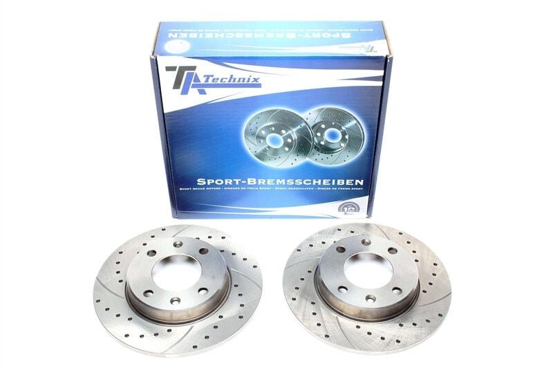High performance brake discs Rear to Citroën C4