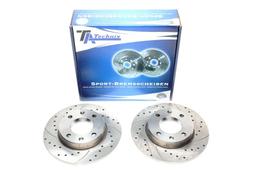 High performance brake discs Rear to Citroën C4
