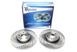 High performance brake discs Front to Alfa Romeo 147