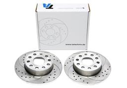 Sportbromsskivor Bak till Seat Toledo III
