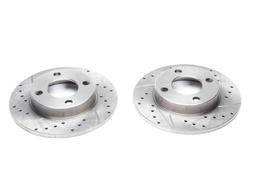 High performance brake discs Rear to Audi 80
