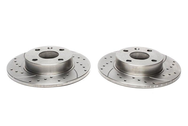 High performance brake discs Rear to Opel Combo