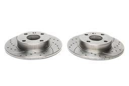 High performance brake discs Rear to Opel Corsa C