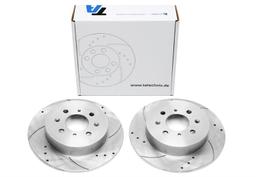 High performance brake discs Rear to Honda Civic