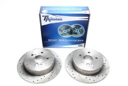 Sportbromsskivor Bak till Toyota RAV 4 II