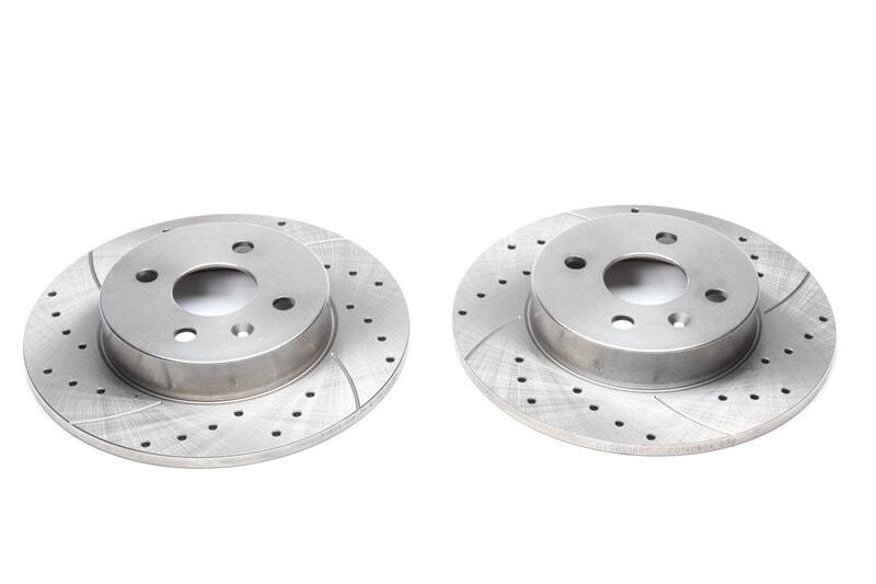 High performance brake discs Rear to Opel Combo