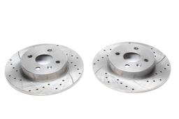 High performance brake discs Rear to Opel Combo