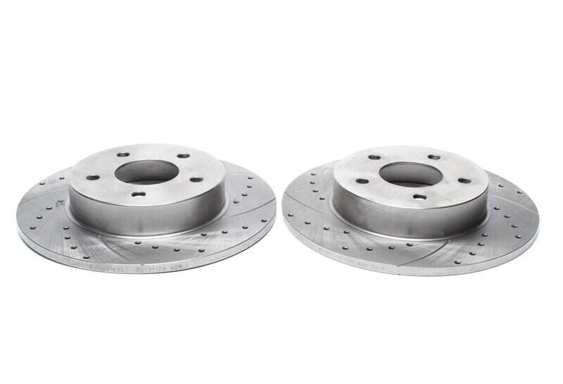 High performance brake discs Rear to Nissan Almera