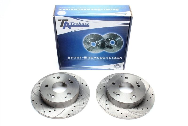 High performance brake discs Rear to Honda Civic VII