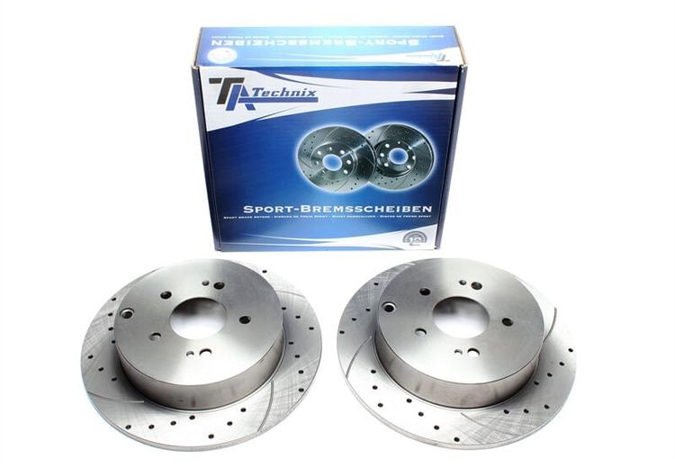 Sportbromsskivor Bak till Mitsubishi Grandis