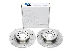 High performance brake discs Rear to Alfa Romeo 147
