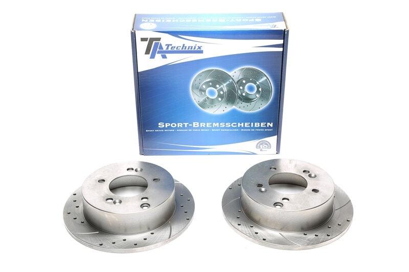 High performance brake discs Rear to Kia Sportage