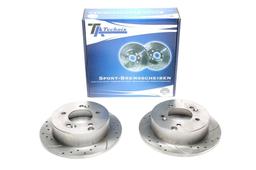 High performance brake discs Rear to Kia Sportage