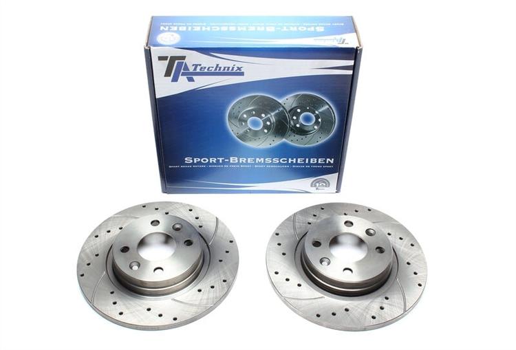 High performance brake discs Front to Dacia Logan