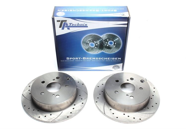 Sportbromsskivor Bak till Toyota Corolla Verso