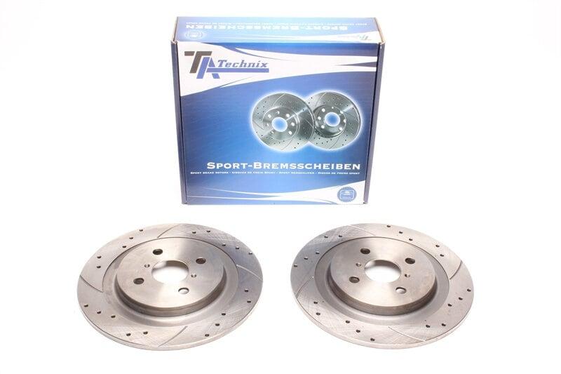 Sportbromsskivor Bak till Toyota Yaris