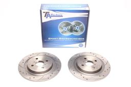Sportbromsskivor Bak till Toyota Yaris