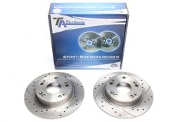 High performance brake discs Rear to Honda Civic