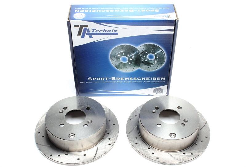 High performance brake discs Rear to Hyundai i20