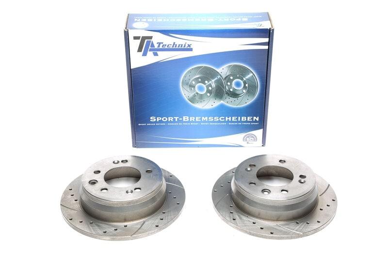 High performance brake discs Rear to Hyundai iX35