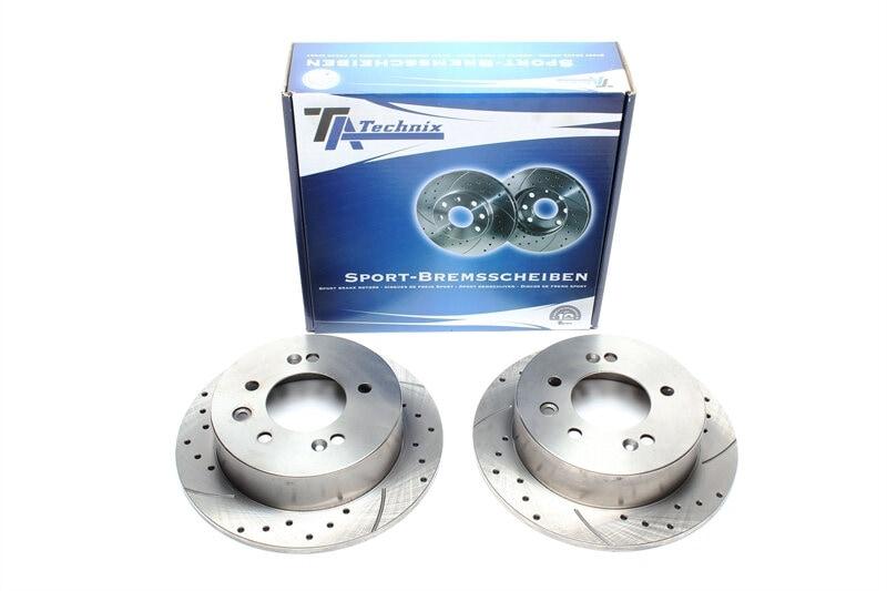 High performance brake discs Rear to Hyundai Elantra