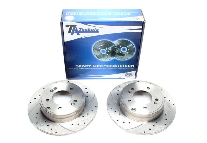 High performance brake discs Rear to Hyundai Sonata V