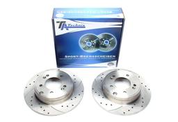 High performance brake discs Rear to Hyundai Sonata V