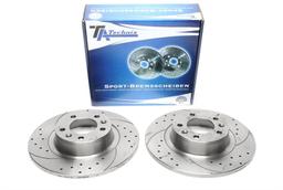 Sportbromsskivor Bak till Peugeot 407 Coupe