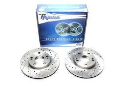 High performance brake discs Front to Renault Laguna I