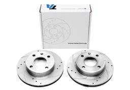 High performance brake discs Front to Ford Escort