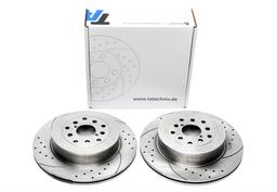 High performance brake discs Rear to Subaru Impreza