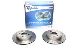 High performance brake discs Front to Opel Agila A
