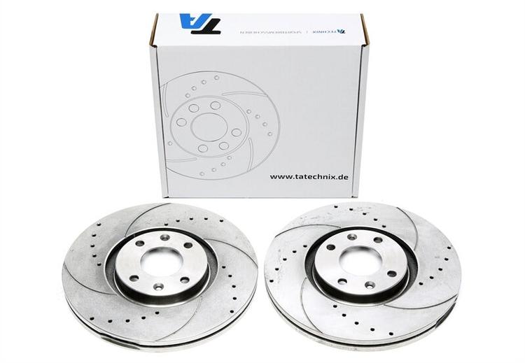 High performance brake discs Front to Citroën C4