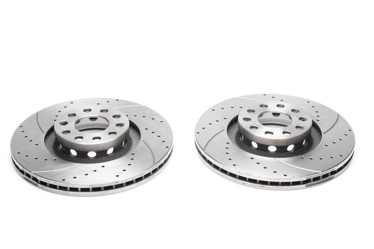 High performance brake discs Front to Audi A6 4B