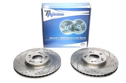 High performance brake discs Front to Honda Civic