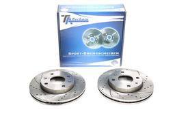 High performance brake discs Front to Hyundai Elantra