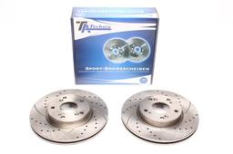 High performance brake discs Front to Honda FR-V
