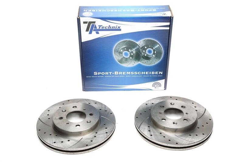 High performance brake discs Front to Honda Civic VII Hatchback