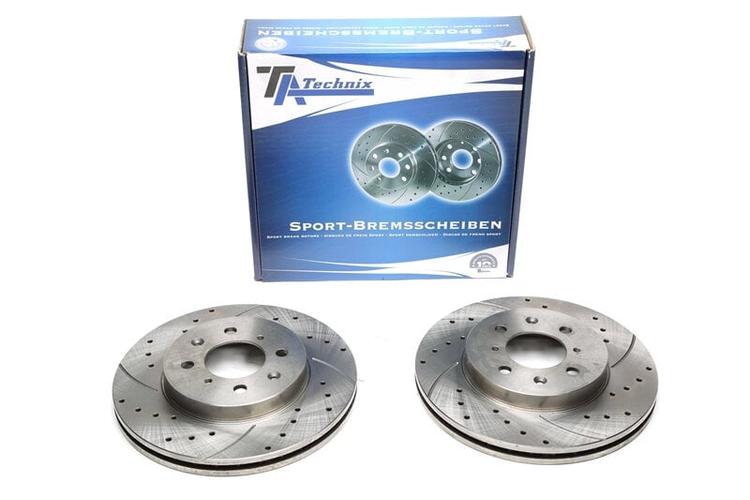 High performance brake discs Front to Honda Civic VII Hatchback
