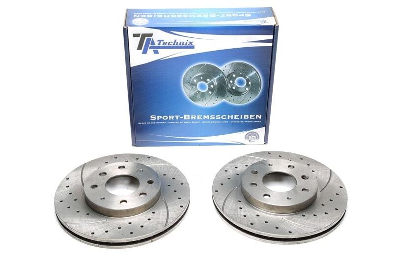 High performance brake discs Front to Mitsubishi Galant VI