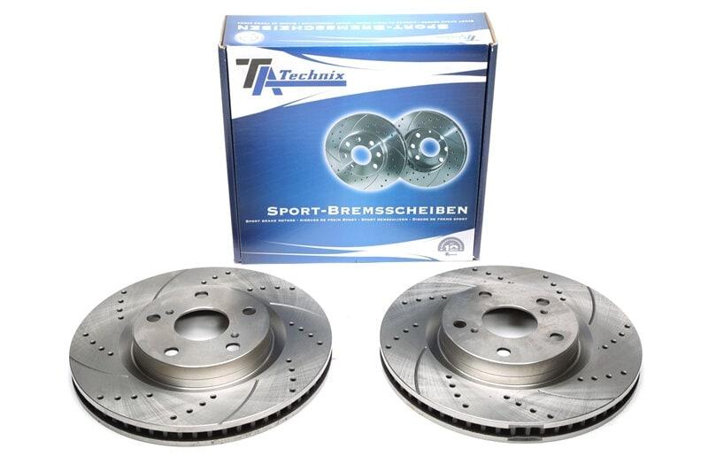 High performance brake discs Front to Toyota Prius Plus