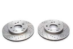 High performance brake discs Front to Mercedes 190 W201