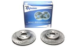 High performance brake discs Front to Hyundai Accent