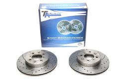 High performance brake discs Front to Honda Prelude
