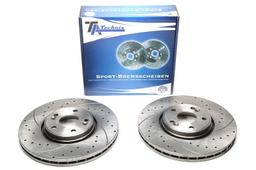 High performance brake discs Front to Renault Laguna II