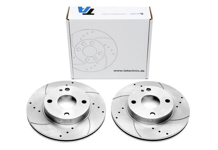 High performance brake discs Front to Mazda 121 II