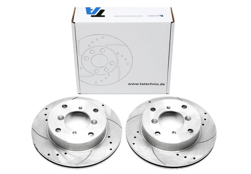 High performance brake discs Front to Subaru Justy II