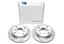 High performance brake discs Front to Subaru Justy II
