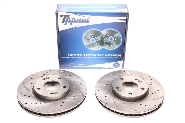High performance brake discs Front to Hyundai Grandeur
